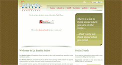 Desktop Screenshot of labambasuites.com